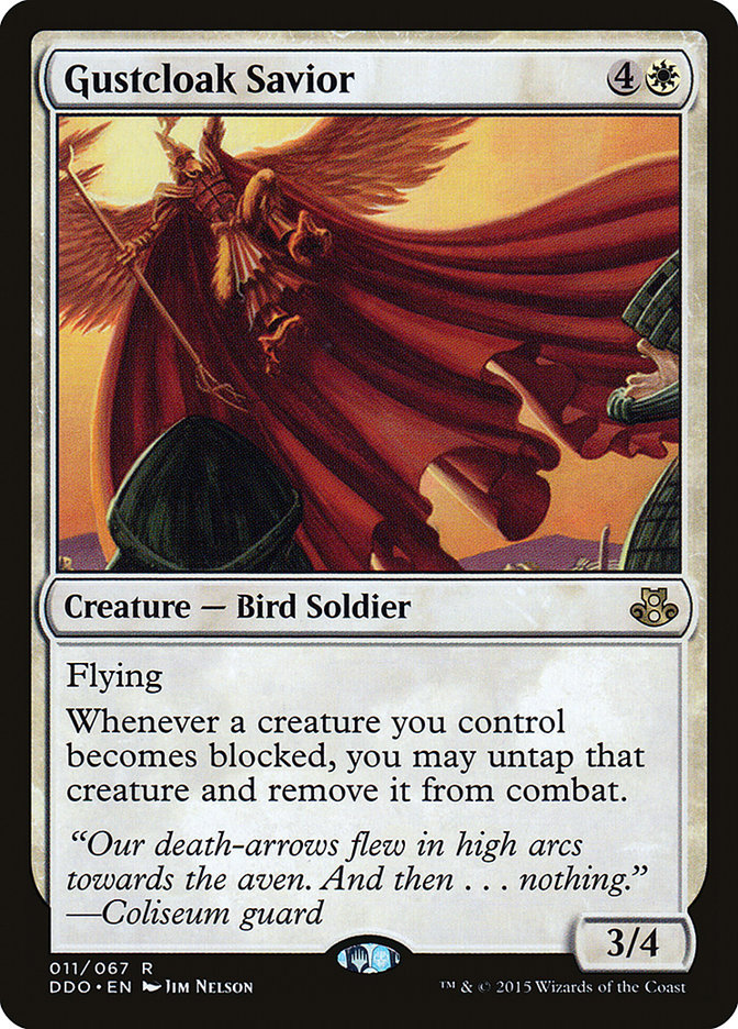 Gustcloak Savior [Duel Decks: Elspeth vs. Kiora] MTG Single Magic: The Gathering    | Red Claw Gaming
