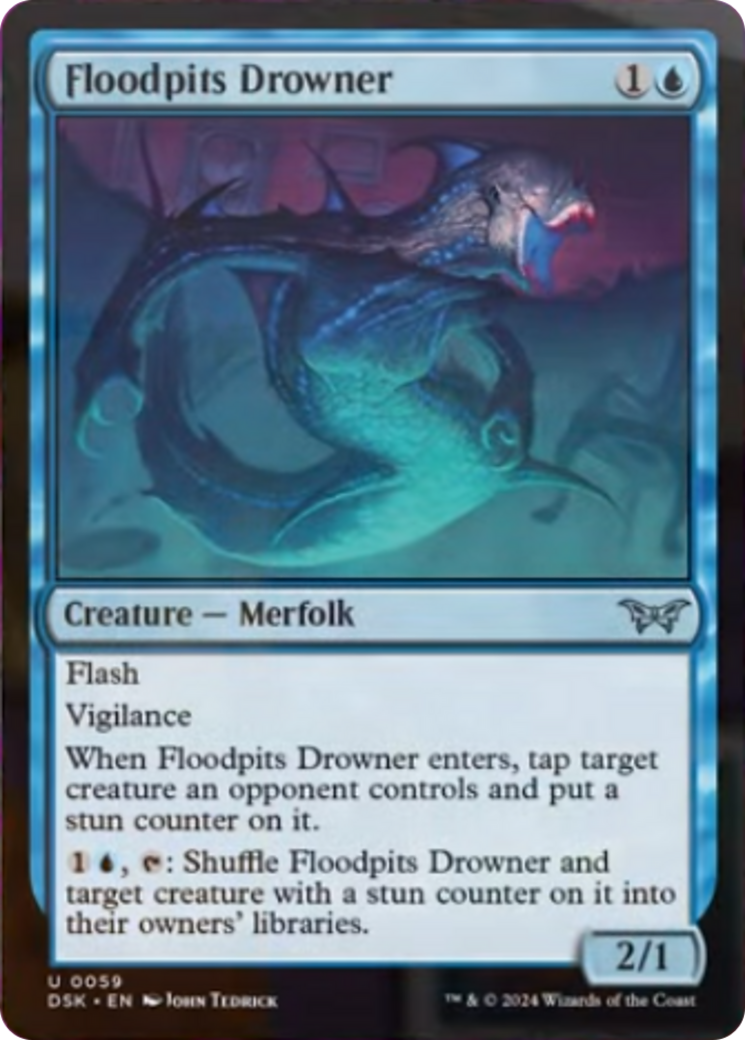 Floodpits Drowner [Duskmourn: House of Horror] MTG Single Magic: The Gathering | Red Claw Gaming