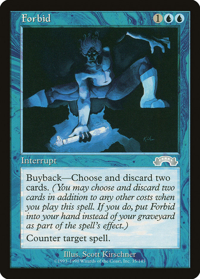 Forbid [Exodus] MTG Single Magic: The Gathering | Red Claw Gaming