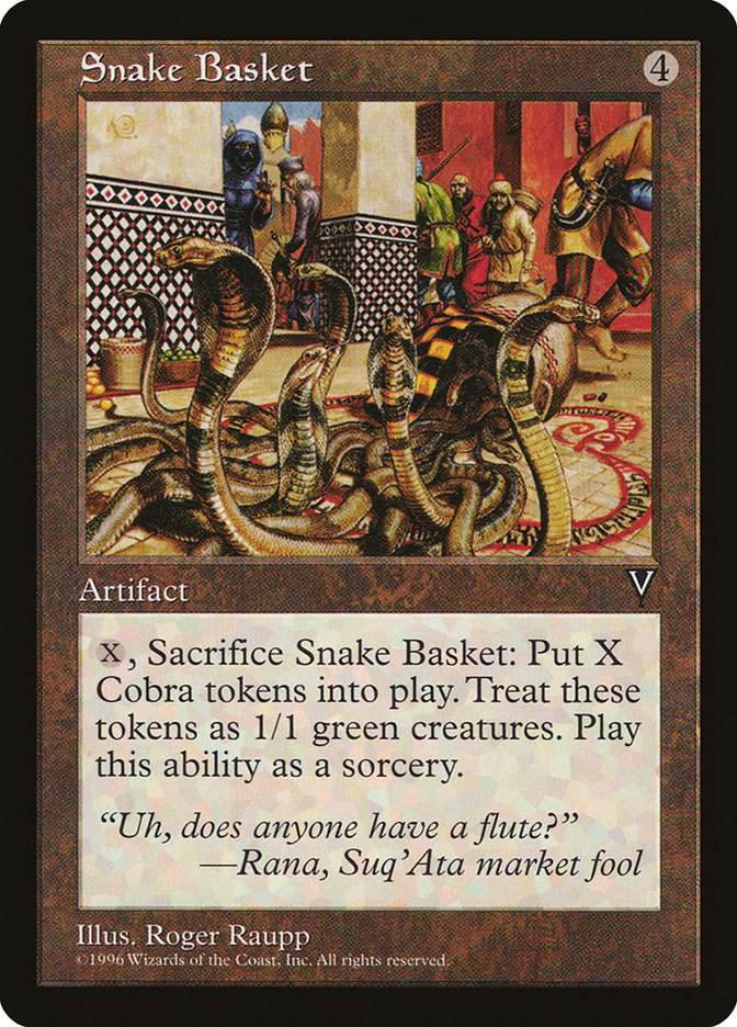 Snake Basket [Visions] MTG Single Magic: The Gathering | Red Claw Gaming