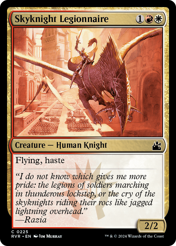 Skyknight Legionnaire [Ravnica Remastered] MTG Single Magic: The Gathering | Red Claw Gaming