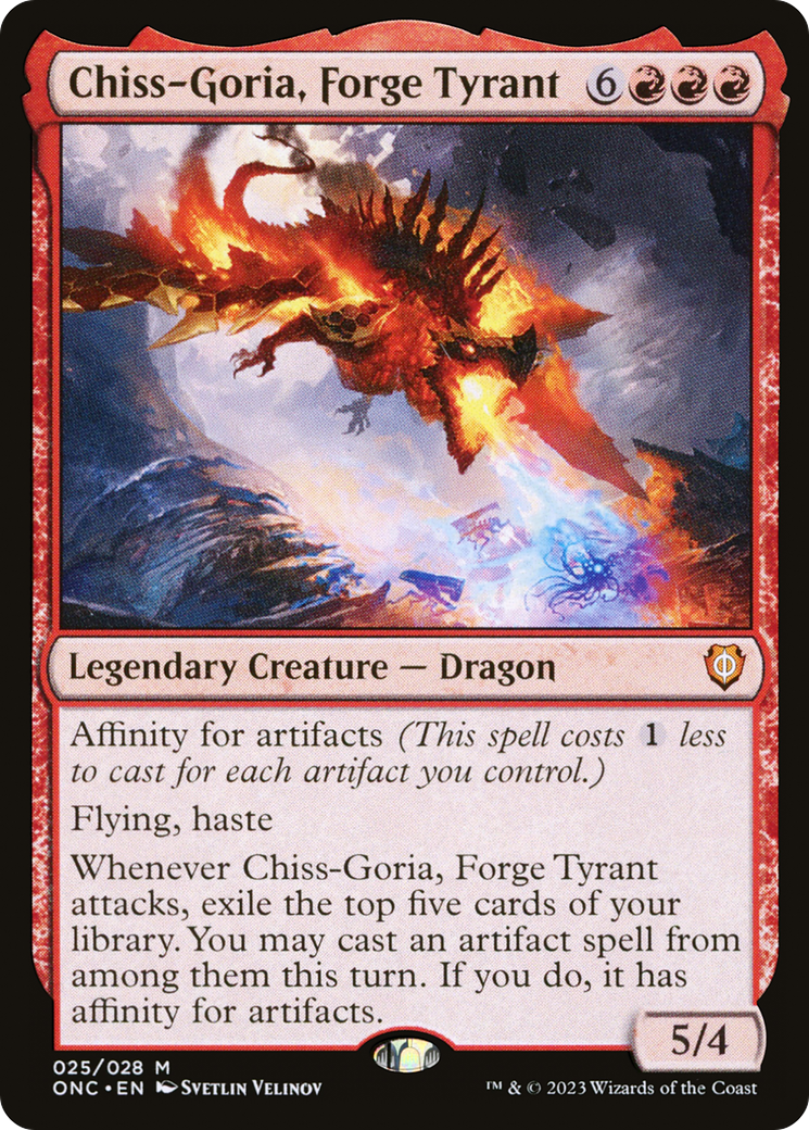 Chiss-Goria, Forge Tyrant [Phyrexia: All Will Be One Commander] MTG Single Magic: The Gathering    | Red Claw Gaming