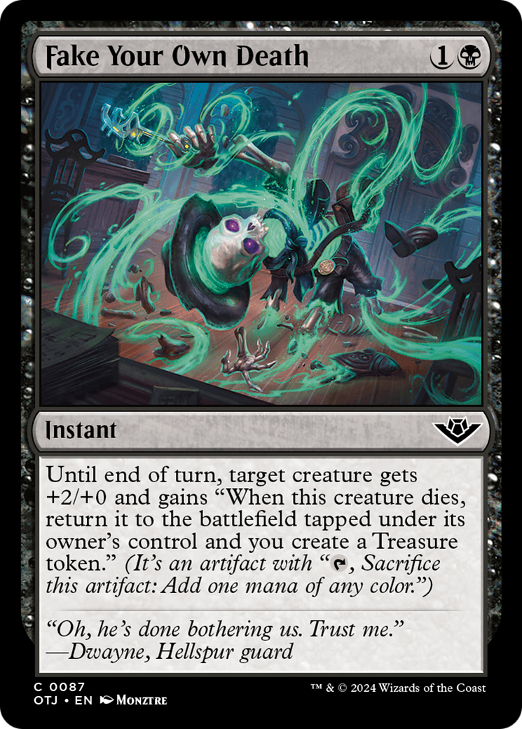 Fake Your Own Death [Outlaws of Thunder Junction] MTG Single Magic: The Gathering | Red Claw Gaming