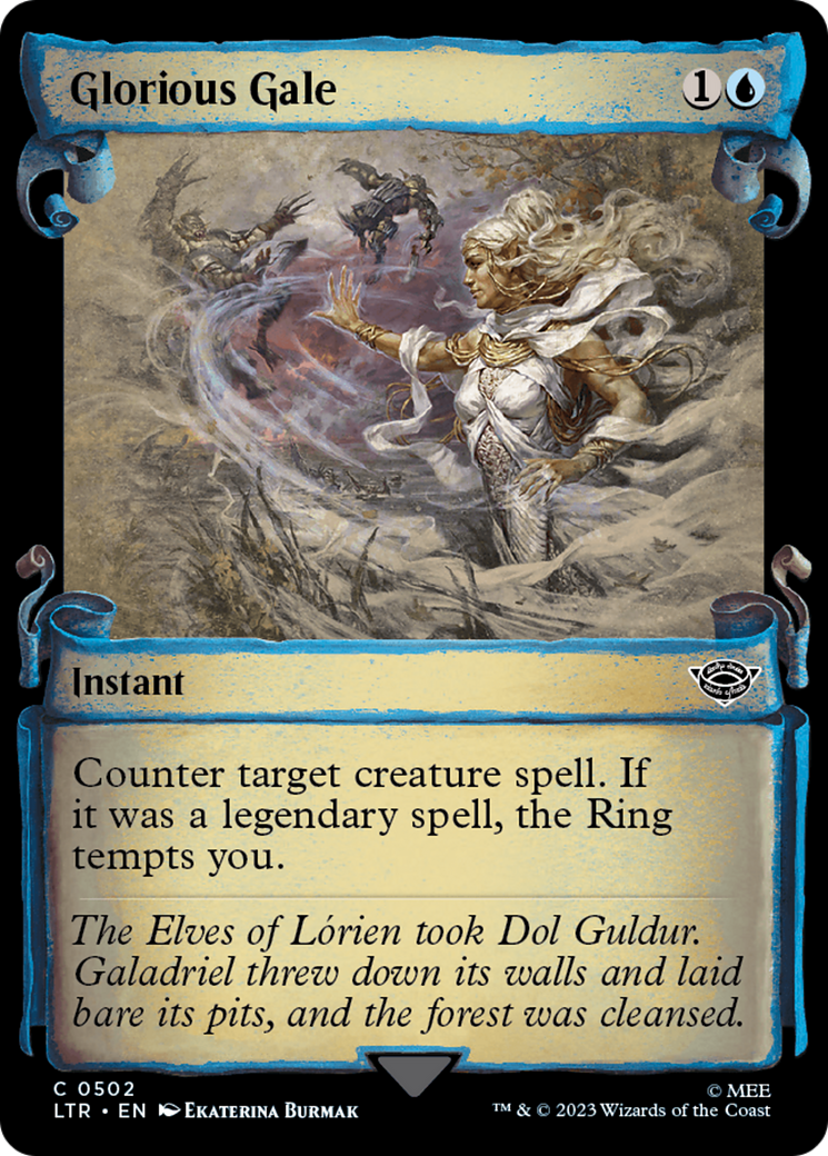Glorious Gale [The Lord of the Rings: Tales of Middle-Earth Showcase Scrolls] MTG Single Magic: The Gathering | Red Claw Gaming