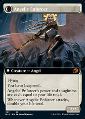 Enduring Angel // Angelic Enforcer (Extended Art) [Innistrad: Midnight Hunt] MTG Single Magic: The Gathering | Red Claw Gaming