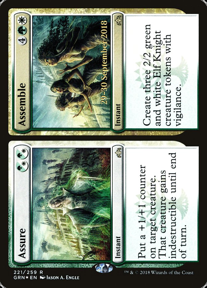 Assure // Assemble [Guilds of Ravnica Prerelease Promos] MTG Single Magic: The Gathering | Red Claw Gaming
