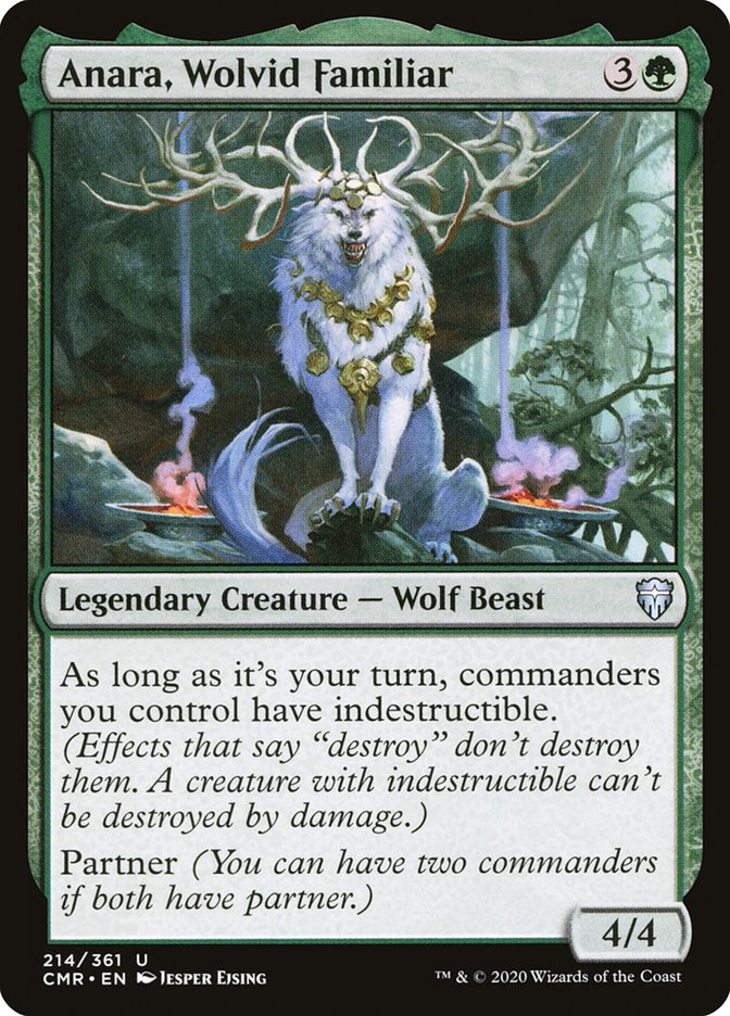 Anara, Wolvid Familiar [Commander Legends] MTG Single Magic: The Gathering | Red Claw Gaming