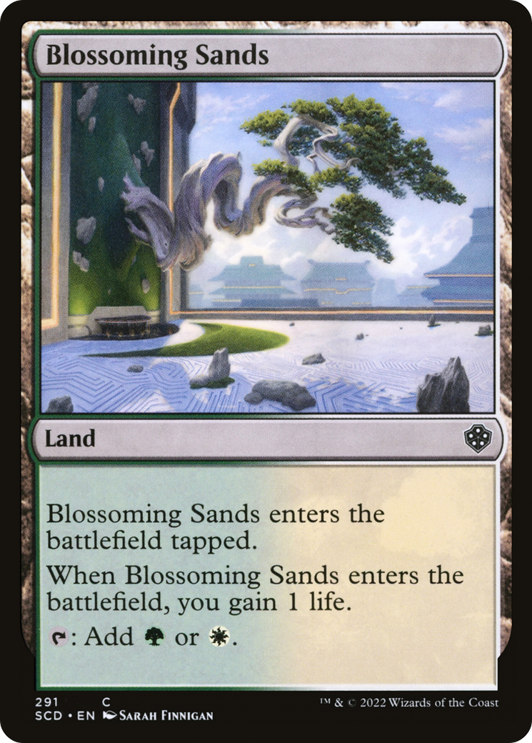 Blossoming Sands [Starter Commander Decks] MTG Single Magic: The Gathering | Red Claw Gaming