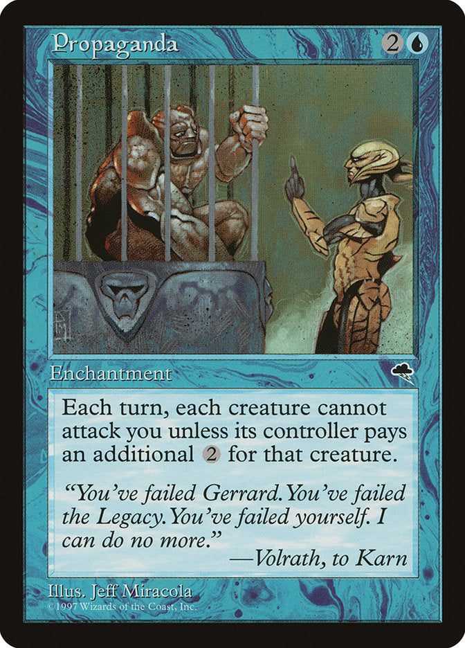 Propaganda [Tempest] MTG Single Magic: The Gathering | Red Claw Gaming