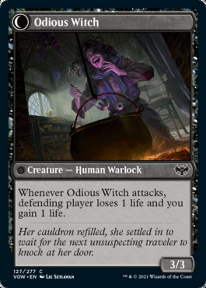 Ragged Recluse // Odious Witch [Innistrad: Crimson Vow] MTG Single Magic: The Gathering | Red Claw Gaming