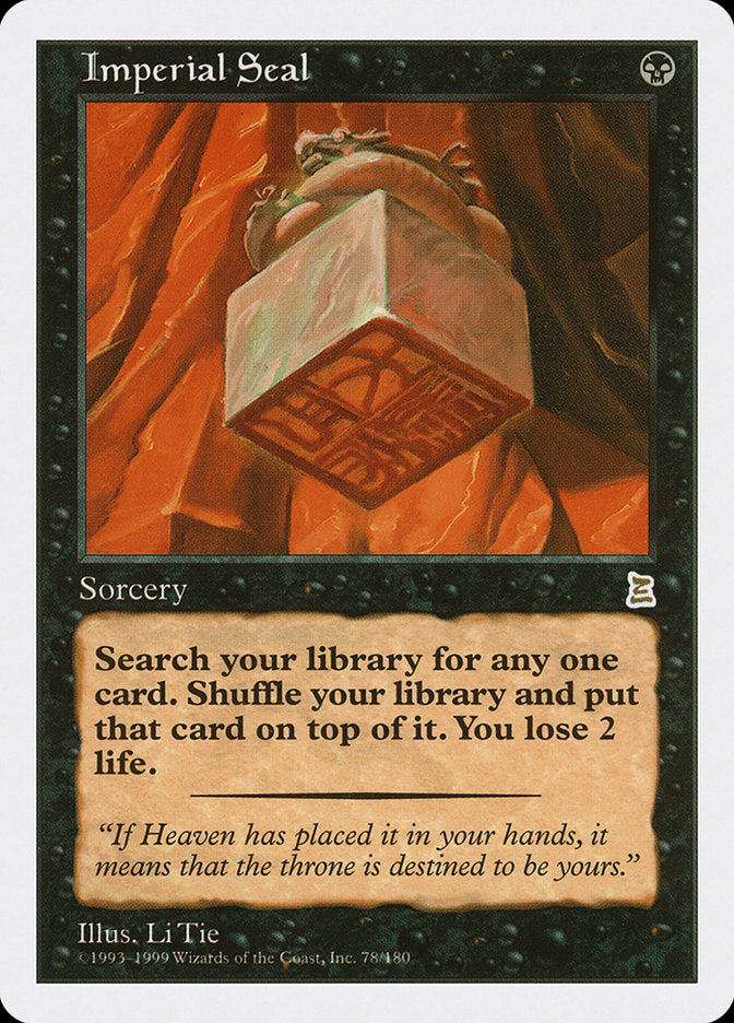 Imperial Seal [Portal Three Kingdoms] MTG Single Magic: The Gathering | Red Claw Gaming