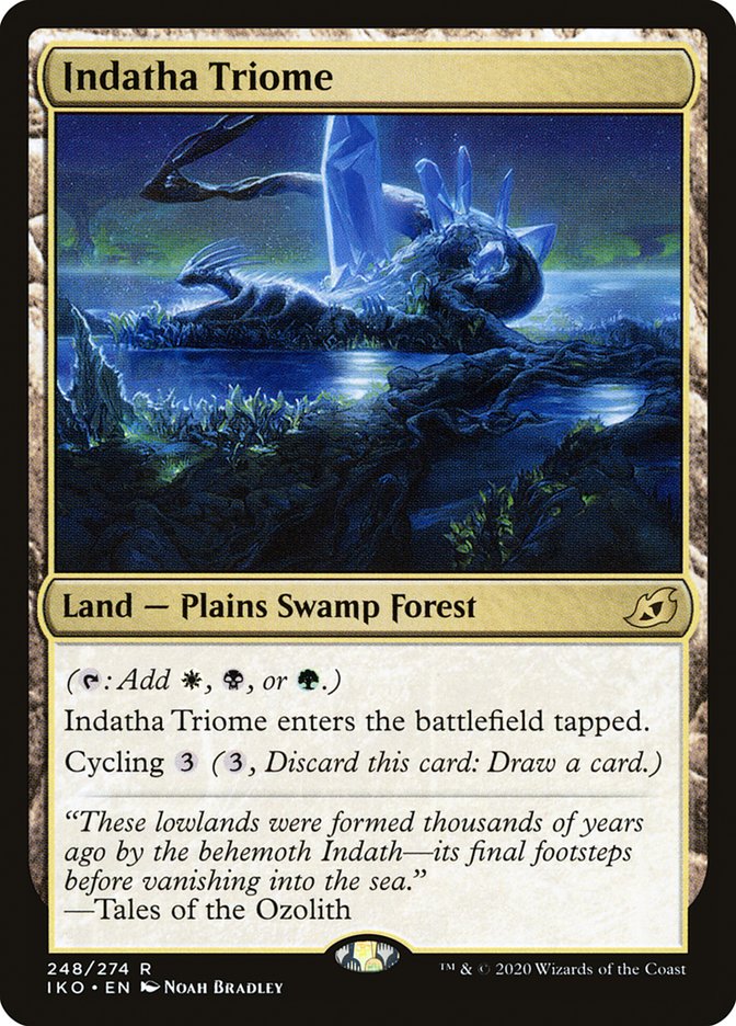 Indatha Triome [Ikoria: Lair of Behemoths] MTG Single Magic: The Gathering | Red Claw Gaming