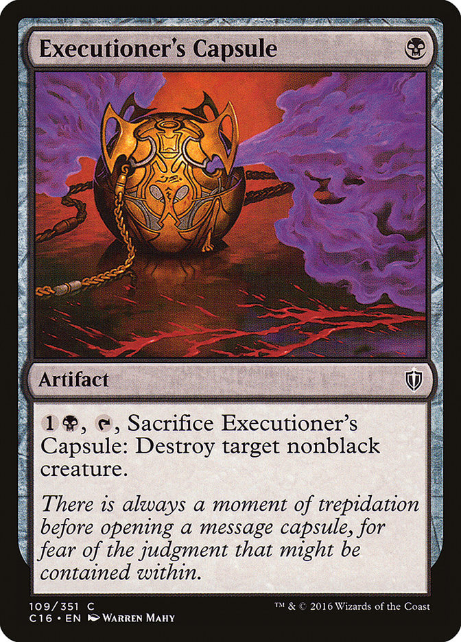Executioner's Capsule [Commander 2016] MTG Single Magic: The Gathering | Red Claw Gaming