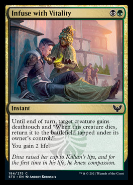 Infuse with Vitality [Strixhaven: School of Mages] MTG Single Magic: The Gathering | Red Claw Gaming