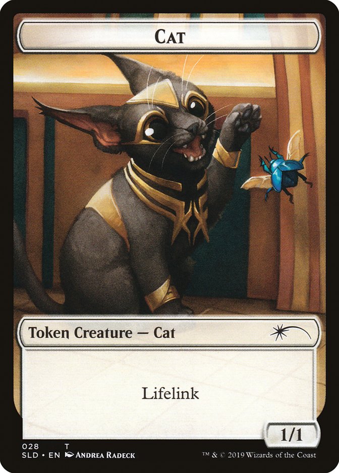 Cat (27) // Cat (28) Double-Sided Token [Secret Lair Drop Series] MTG Single Magic: The Gathering | Red Claw Gaming
