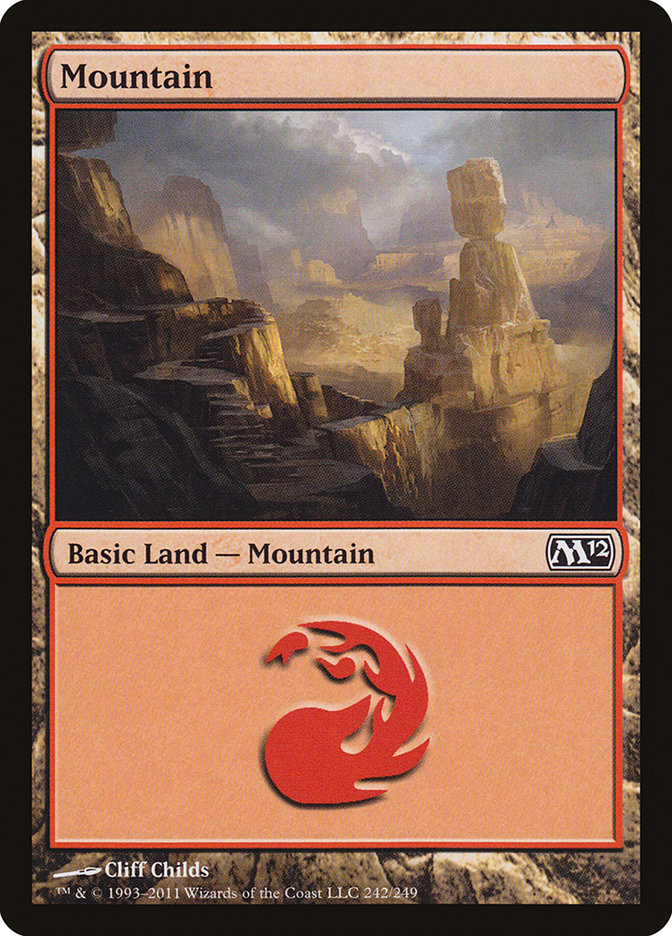 Mountain (242) [Magic 2012] MTG Single Magic: The Gathering | Red Claw Gaming