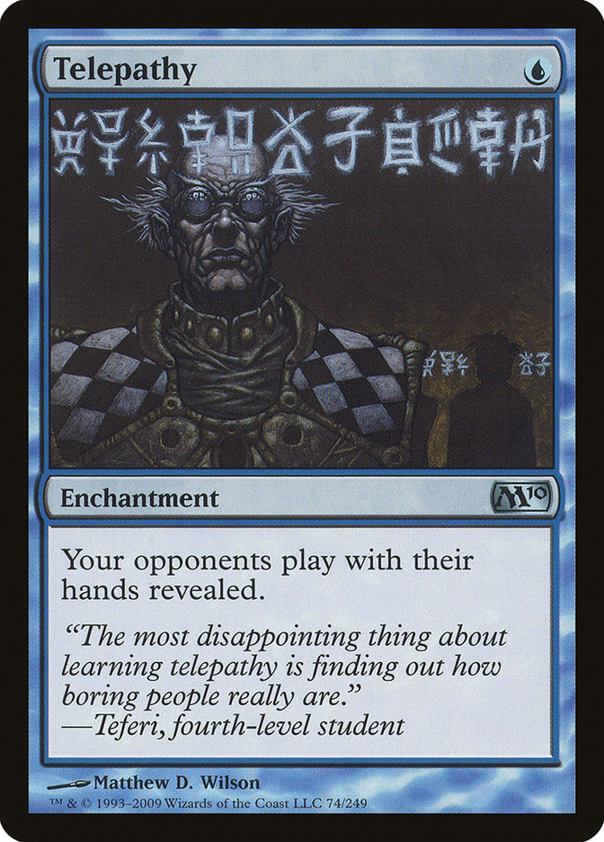 Telepathy [Magic 2010] MTG Single Magic: The Gathering | Red Claw Gaming