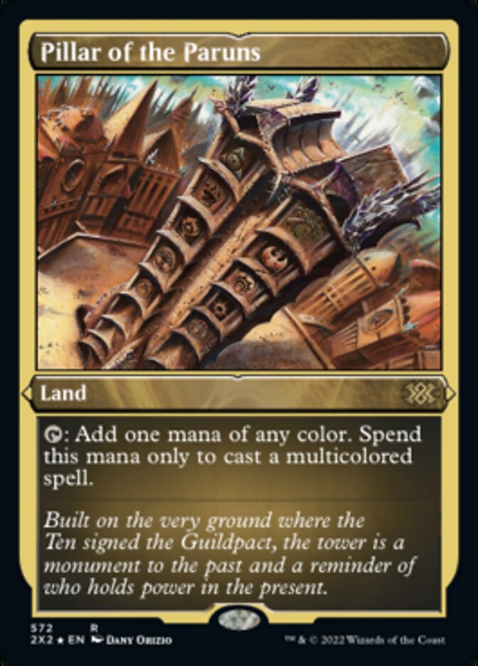 Pillar of the Paruns (Foil Etched) [Double Masters 2022] MTG Single Magic: The Gathering    | Red Claw Gaming