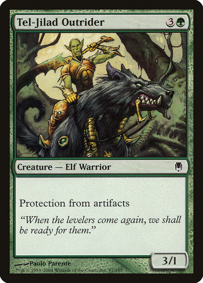 Tel-Jilad Outrider [Darksteel] MTG Single Magic: The Gathering | Red Claw Gaming