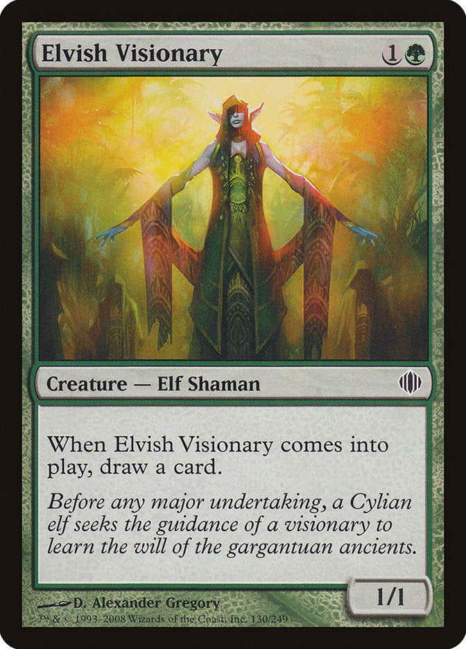 Elvish Visionary [Shards of Alara] MTG Single Magic: The Gathering | Red Claw Gaming