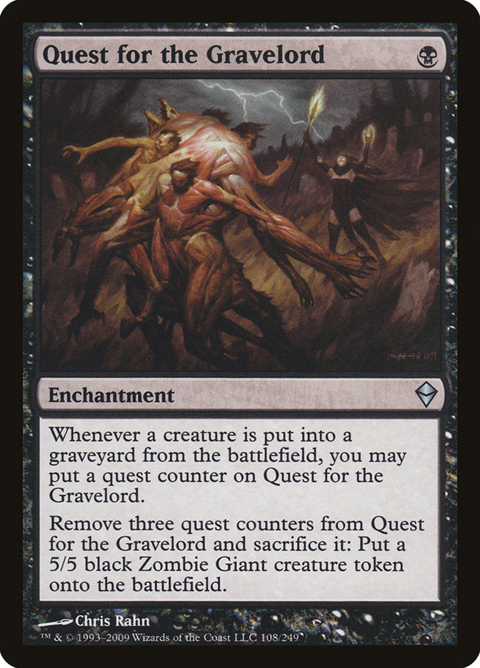 Quest for the Gravelord [Zendikar] MTG Single Magic: The Gathering | Red Claw Gaming