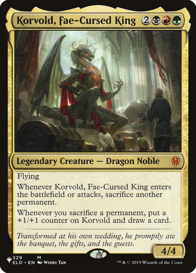 Korvold, Fae-Cursed King [The List] MTG Single Magic: The Gathering | Red Claw Gaming