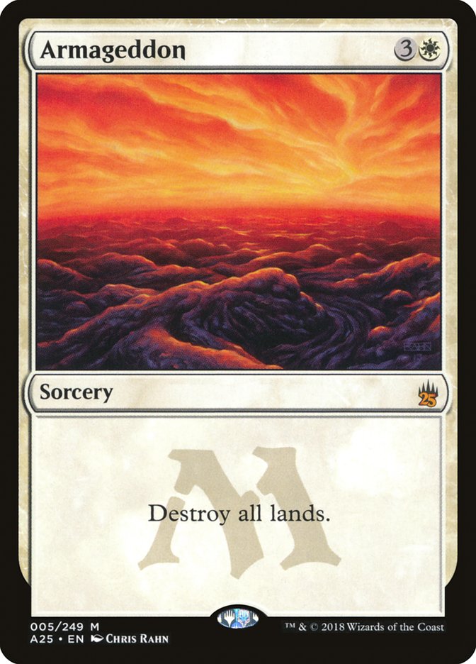 Armageddon [Masters 25] MTG Single Magic: The Gathering | Red Claw Gaming