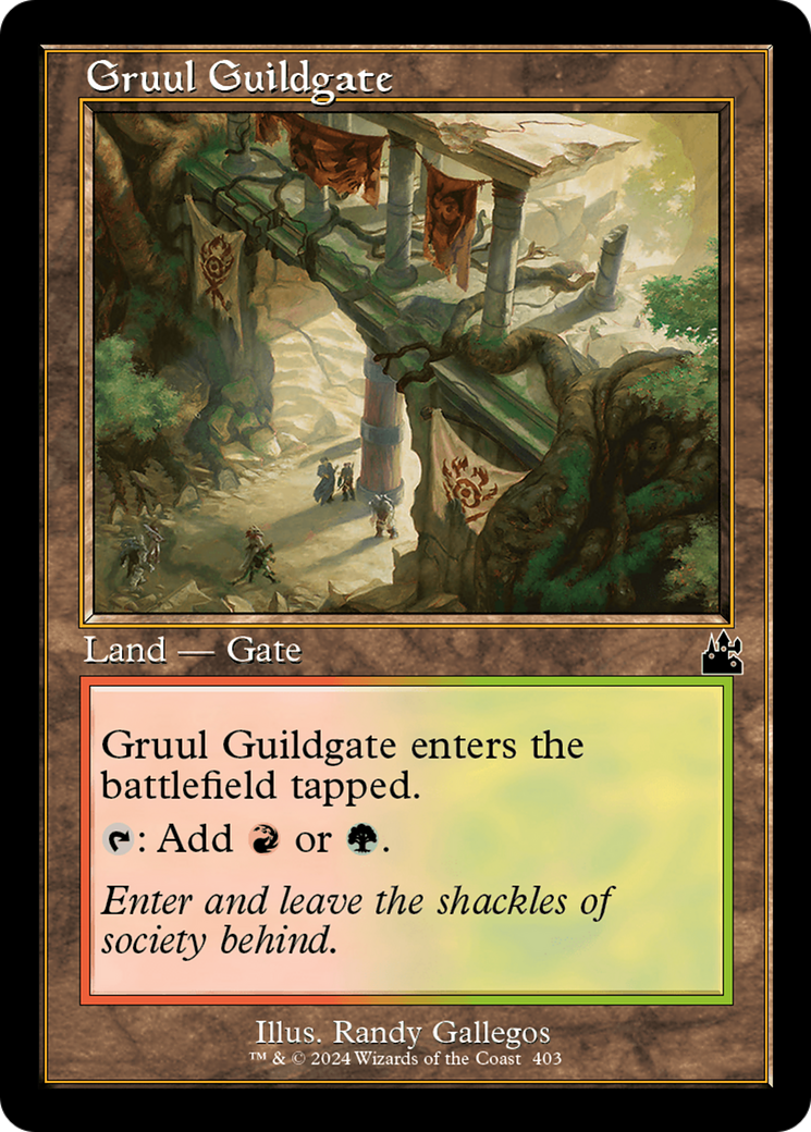 Gruul Guildgate (Retro Frame) [Ravnica Remastered] MTG Single Magic: The Gathering | Red Claw Gaming