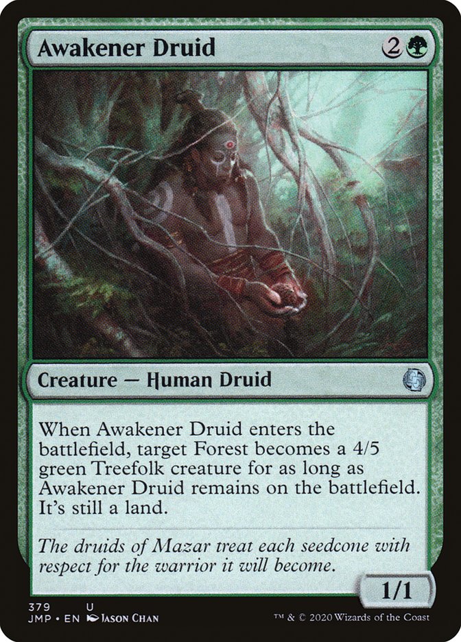Awakener Druid [Jumpstart] MTG Single Magic: The Gathering | Red Claw Gaming