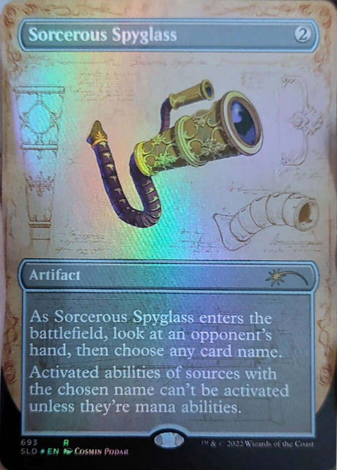 Sorcerous Spyglass (Blueprint) [Secret Lair Drop Promos] MTG Single Magic: The Gathering | Red Claw Gaming