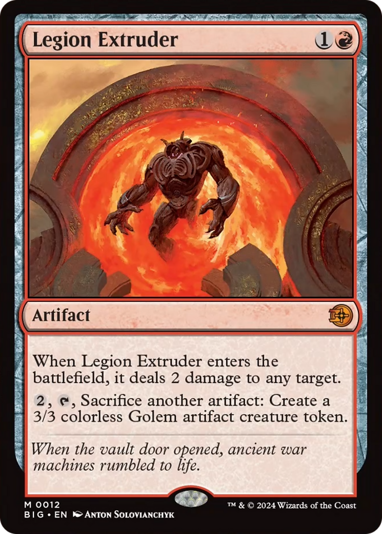 Legion Extruder [Outlaws of Thunder Junction: The Big Score] MTG Single Magic: The Gathering    | Red Claw Gaming