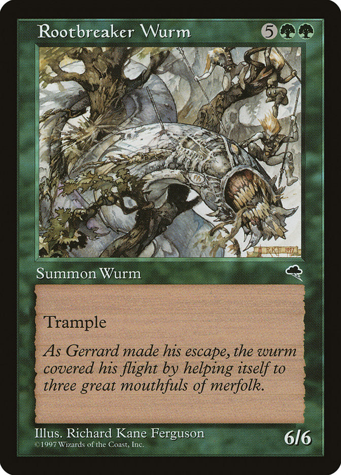 Rootbreaker Wurm [Tempest] MTG Single Magic: The Gathering | Red Claw Gaming