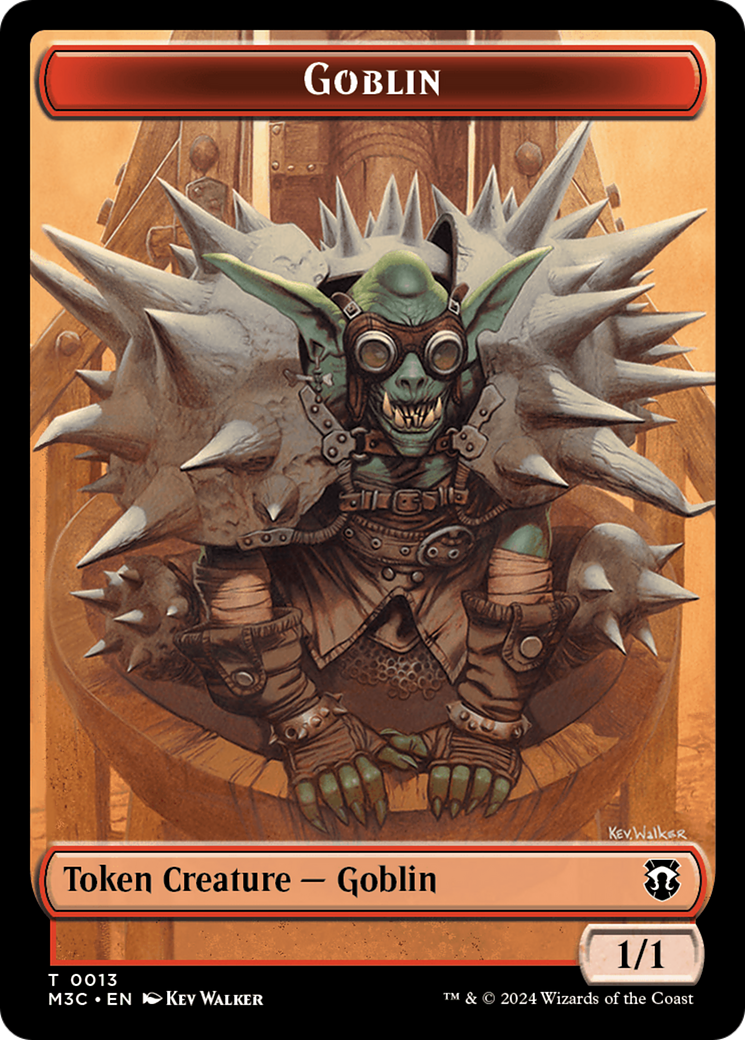 Tarmogoyf // Goblin Double-Sided Token [Modern Horizons 3 Commander Tokens] MTG Single Magic: The Gathering | Red Claw Gaming