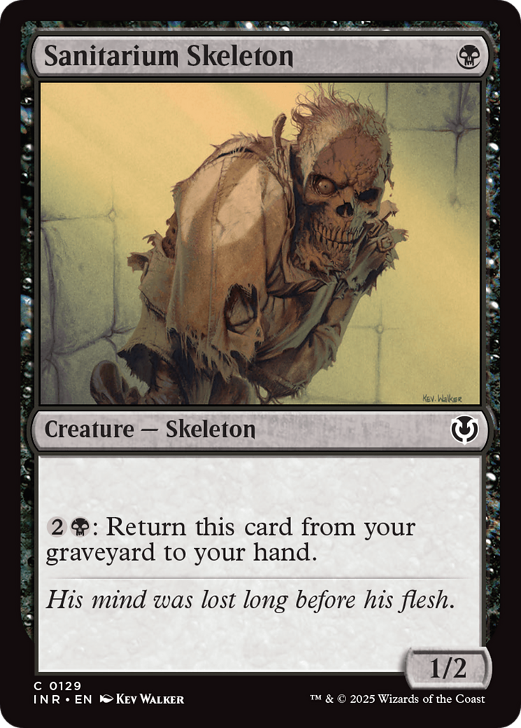 Sanitarium Skeleton [Innistrad Remastered] MTG Single Magic: The Gathering | Red Claw Gaming