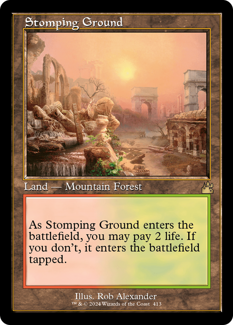 Stomping Ground (Retro) [Ravnica Remastered] MTG Single Magic: The Gathering | Red Claw Gaming