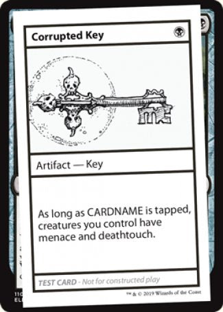 Corrupted Key (2021 Edition) [Mystery Booster Playtest Cards] MTG Single Magic: The Gathering | Red Claw Gaming