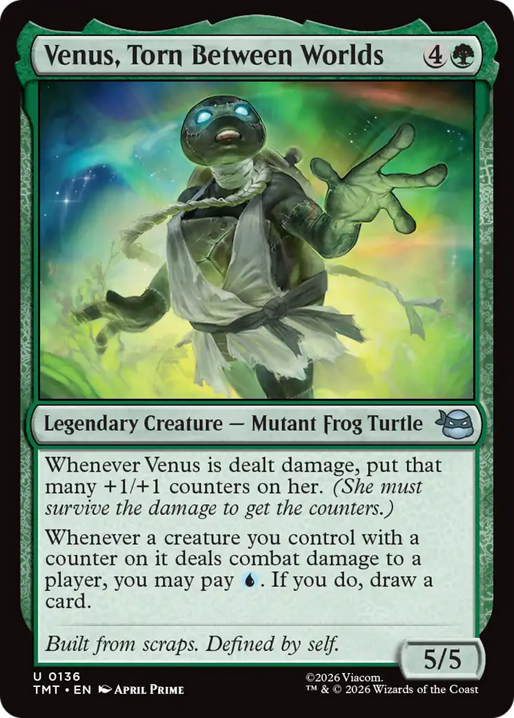 Venus, Torn Between Worlds [Teenage Mutant Ninja Turtles] MTG Single Magic: The Gathering | Red Claw Gaming
