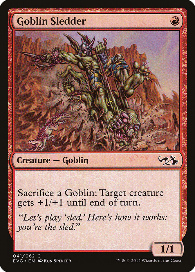 Goblin Sledder (Elves vs. Goblins) [Duel Decks Anthology] MTG Single Magic: The Gathering | Red Claw Gaming