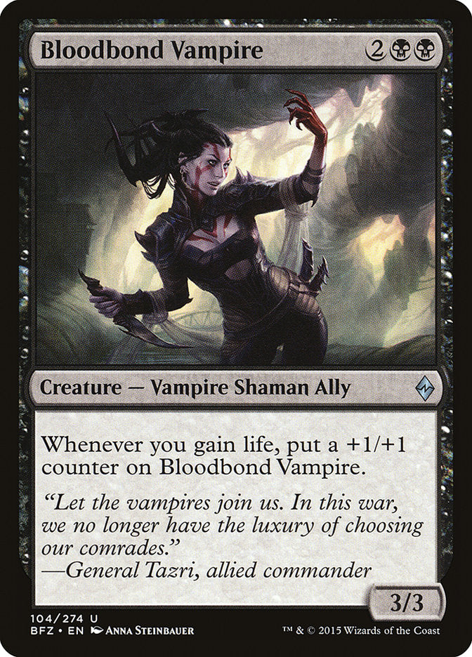 Bloodbond Vampire [Battle for Zendikar] MTG Single Magic: The Gathering | Red Claw Gaming