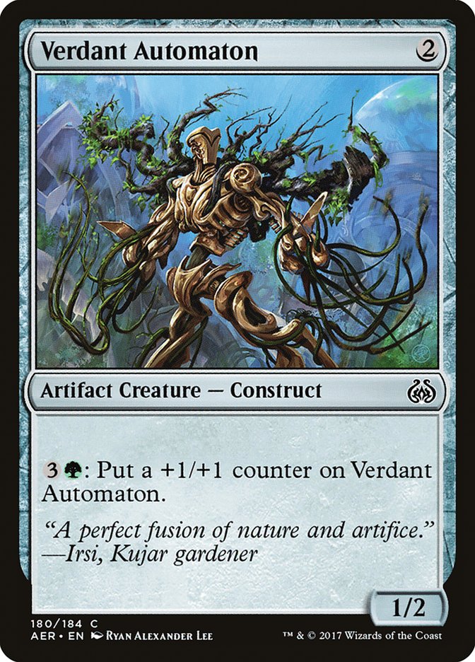 Verdant Automaton [Aether Revolt] MTG Single Magic: The Gathering | Red Claw Gaming