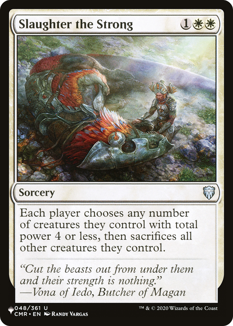 Slaughter the Strong [The List] MTG Single Magic: The Gathering | Red Claw Gaming