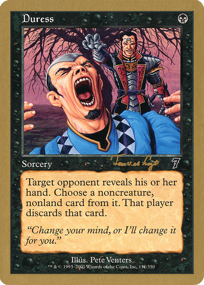 Duress (Tom van de Logt) [World Championship Decks 2001] MTG Single Magic: The Gathering | Red Claw Gaming