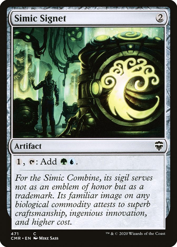 Simic Signet [Commander Legends] MTG Single Magic: The Gathering | Red Claw Gaming