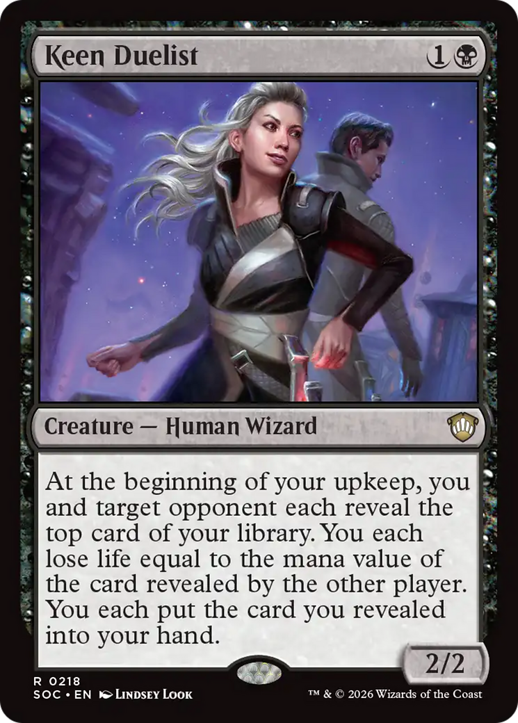 Keen Duelist [Secrets of Strixhaven Commander] MTG Single Magic: The Gathering | Red Claw Gaming