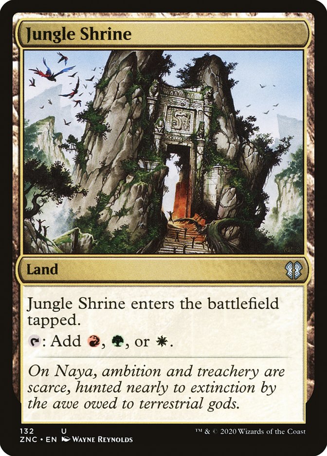 Jungle Shrine [Zendikar Rising Commander] MTG Single Magic: The Gathering | Red Claw Gaming