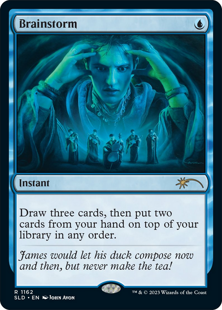 Brainstorm (1162) [Secret Lair Drop Series] MTG Single Magic: The Gathering | Red Claw Gaming