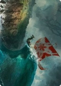 Run Ashore Art Card [Kaldheim Art Series] MTG Single Magic: The Gathering | Red Claw Gaming