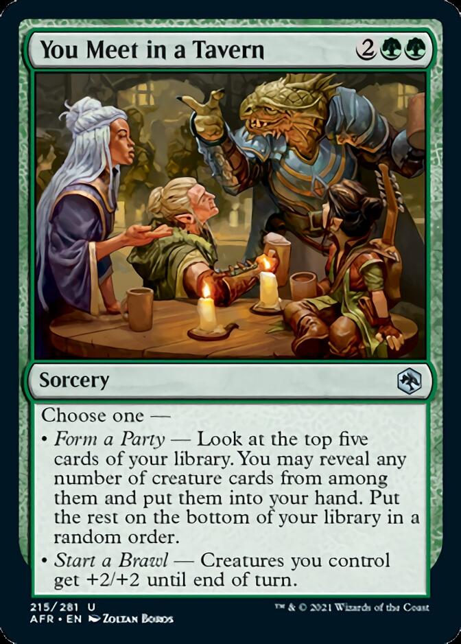You Meet in a Tavern [Dungeons & Dragons: Adventures in the Forgotten Realms] MTG Single Magic: The Gathering | Red Claw Gaming