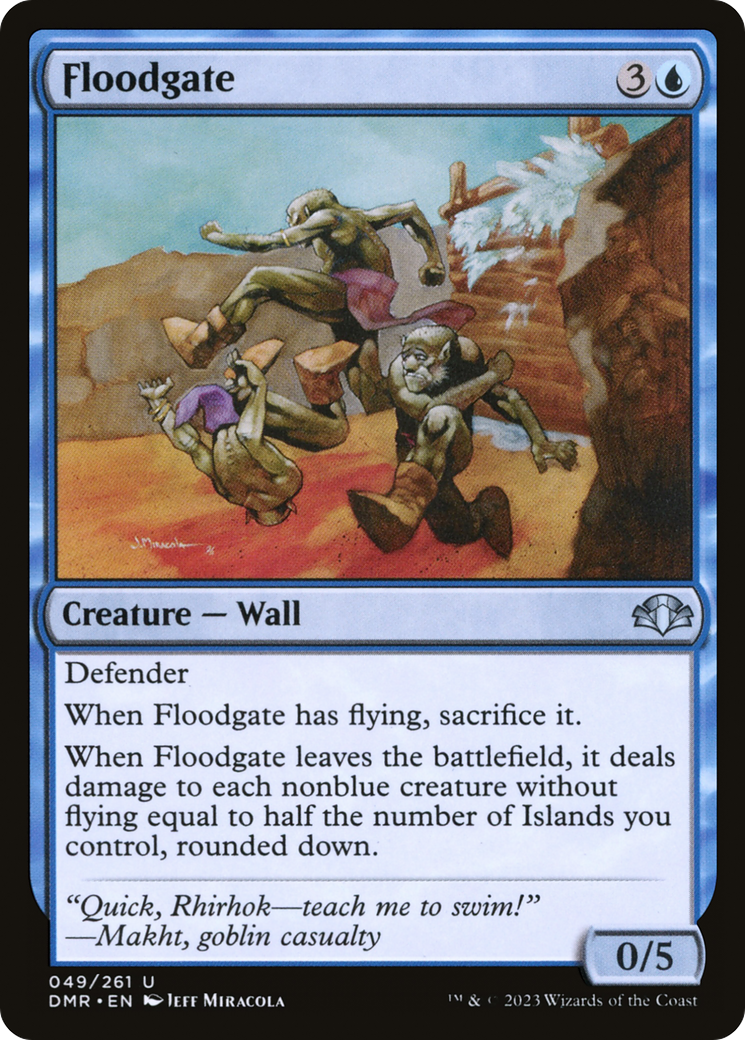 Floodgate [Dominaria Remastered] MTG Single Magic: The Gathering | Red Claw Gaming