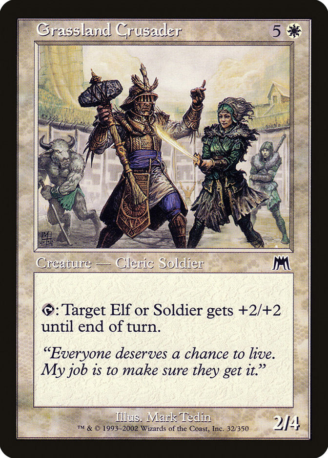 Grassland Crusader [Onslaught] MTG Single Magic: The Gathering | Red Claw Gaming